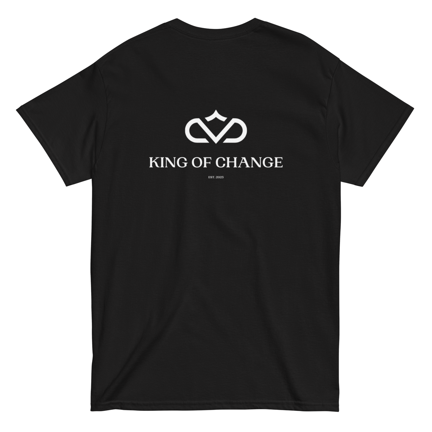 KING OF CHANGE ORIGINAL T-SHIRT BLACK BACK 2