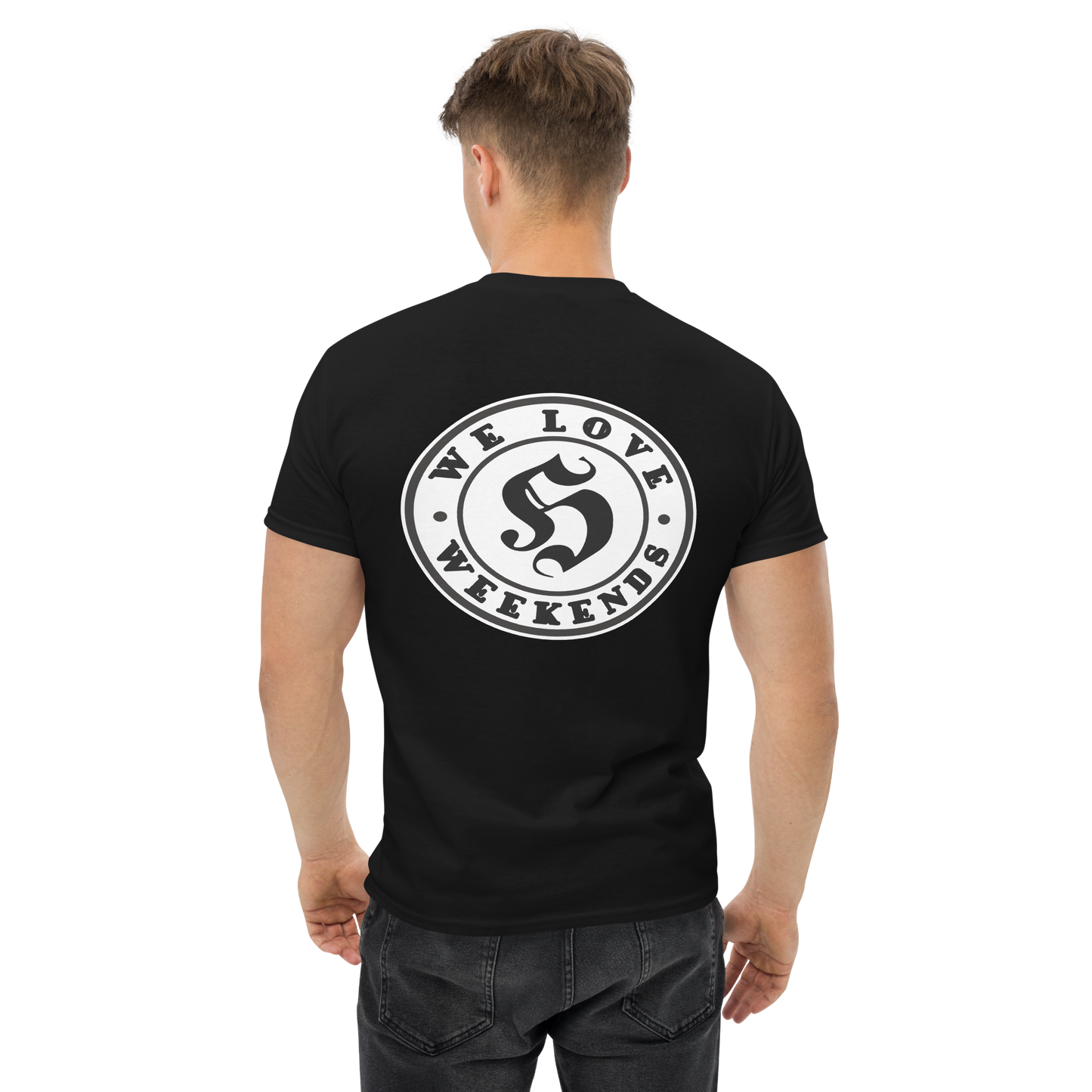 KING OF CHANGE ORIGINAL WE LOVE WEEKENDS T-SHIRT BLACK MAN 2