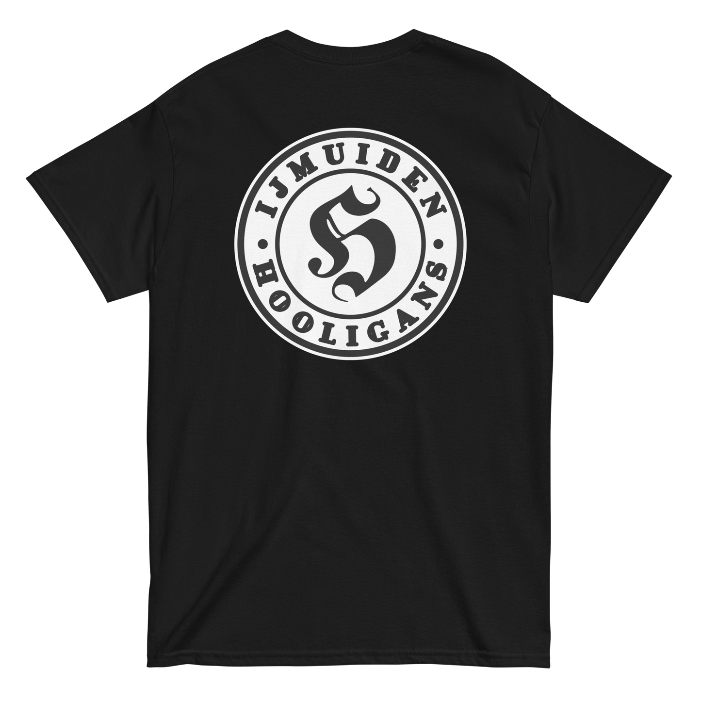 IJMUIDEN HOOLIGANS T-SHIRT BLACK