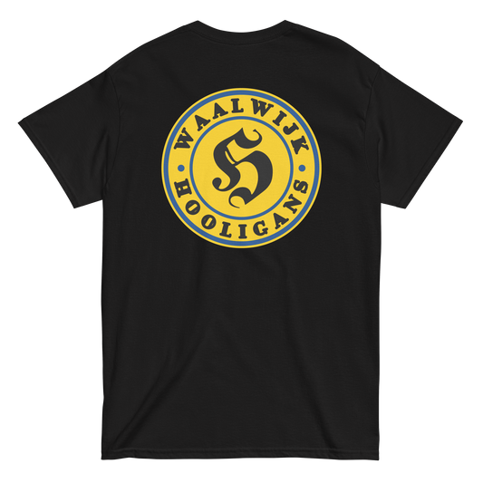 WAALWIJK HOOLIGANS T-SHIRT BLACK BACK 2