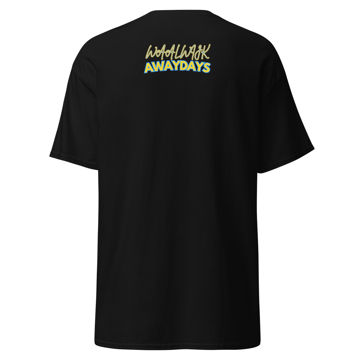 WAALWIJK AWAYDAYS T-SHIRT BLACK BACK 2