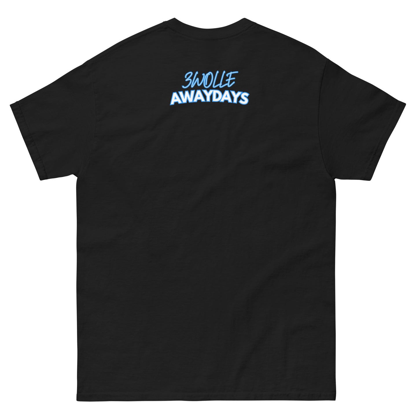ZWOLLE AWAYDAYS T-SHIRT BLACK BACK 1