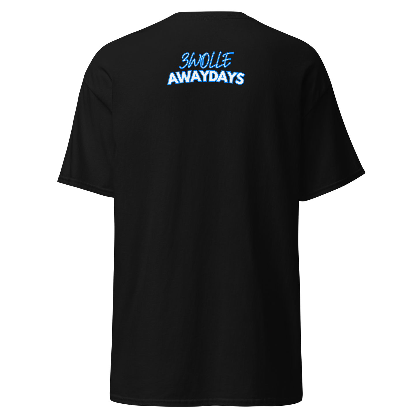 ZWOLLE AWAYDAYS T-SHIRT BLACK BACK 2