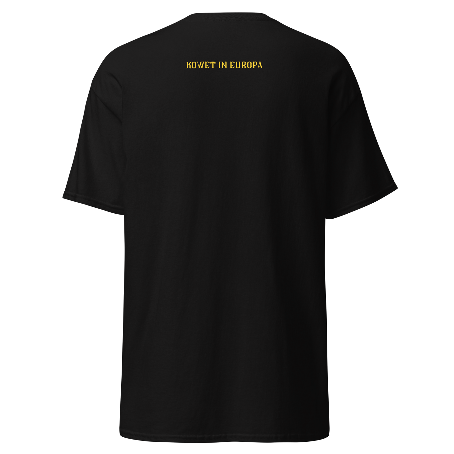KOWET IN EUROPA T-SHIRT BLACK BACK 2
