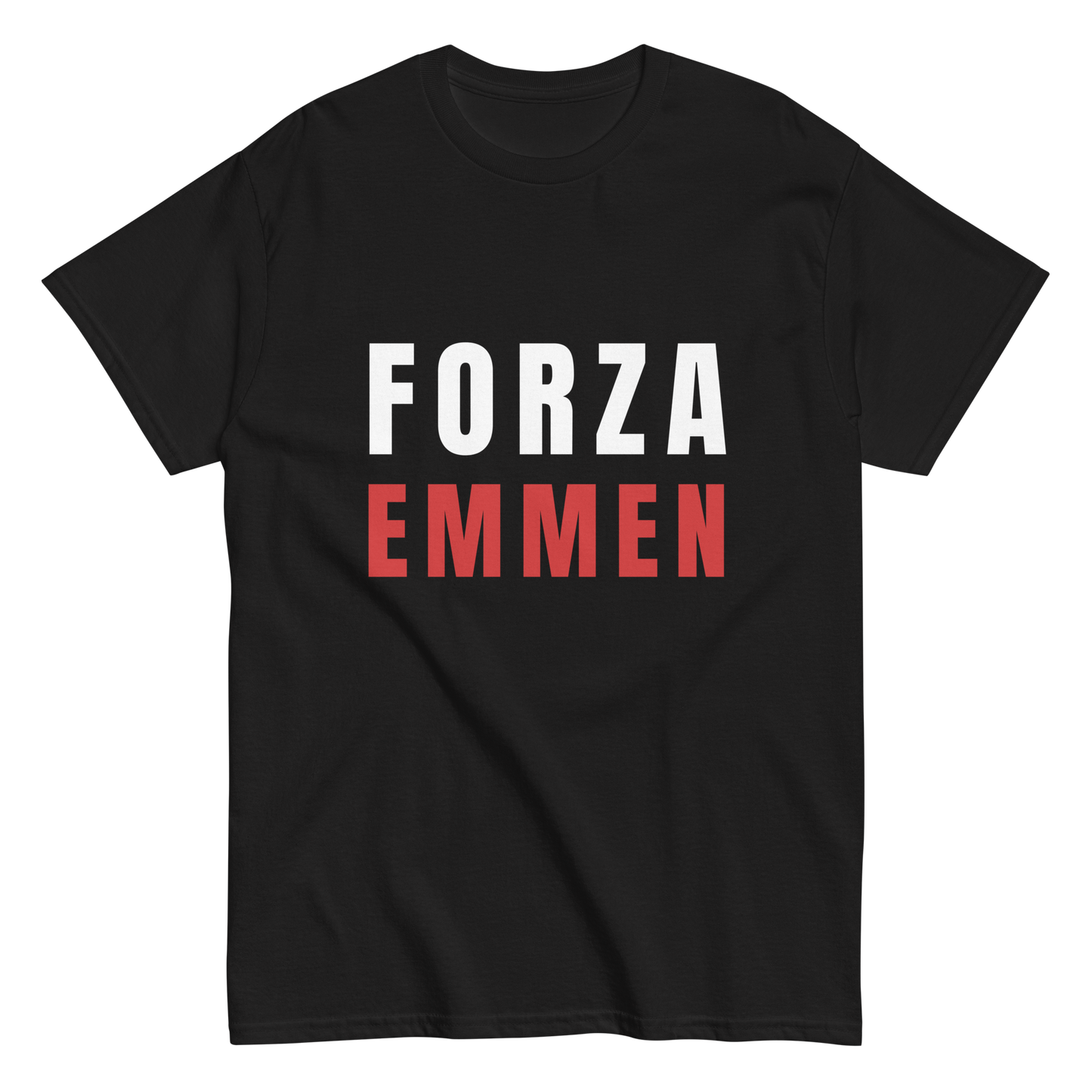 FORZA EMMEN T-SHIRT BLACK FRONT 2