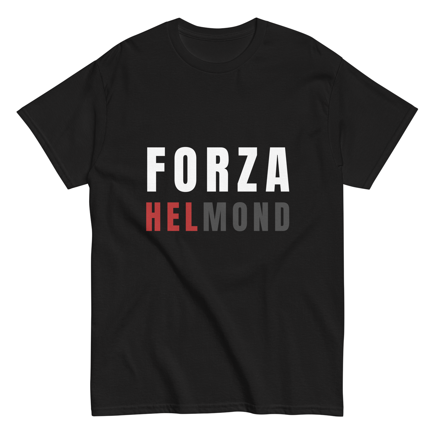 FORZA HELMOND T-SHIRT BLACK FRONT 2