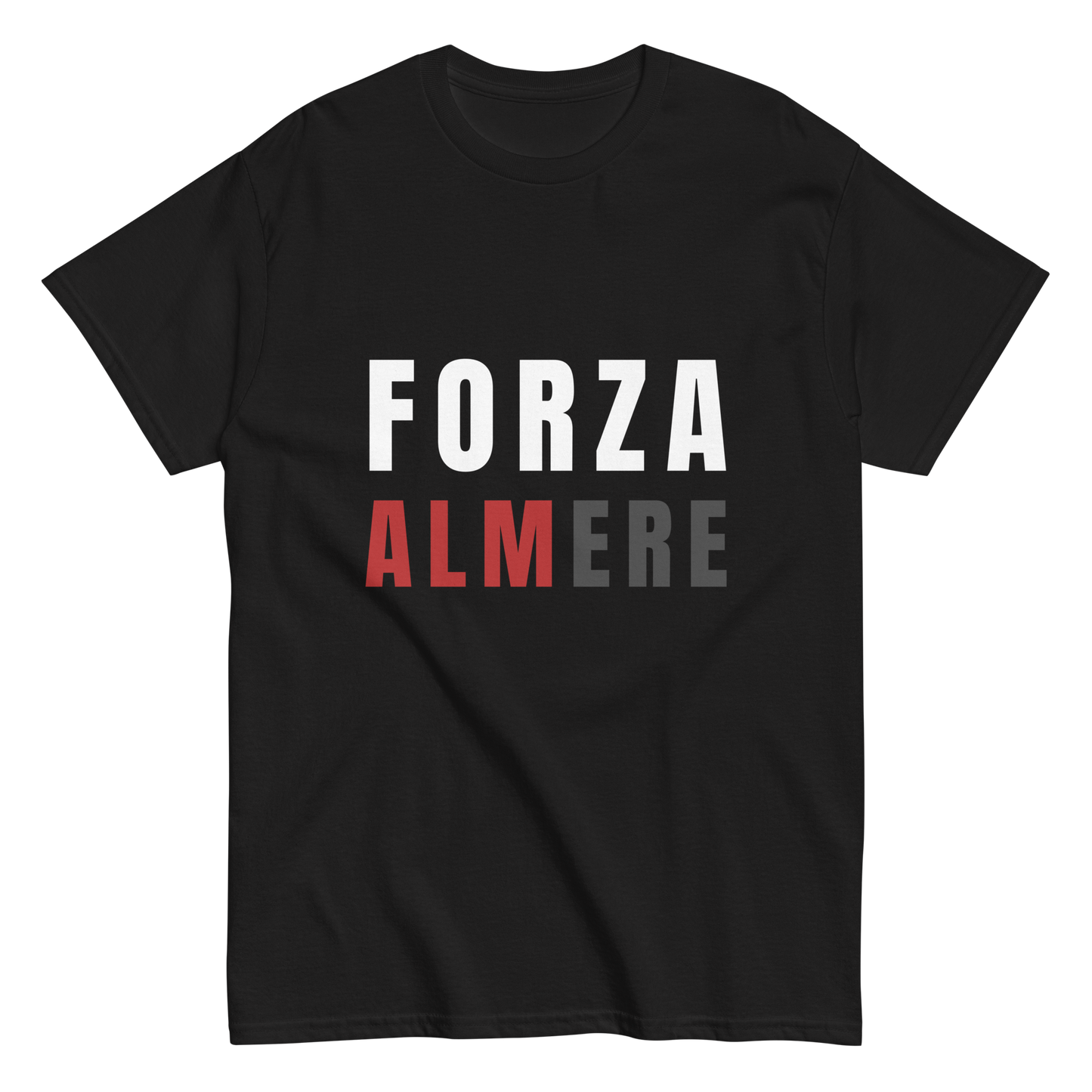 FORZA ALMERE T-SHIRT BLACK FRONT 2