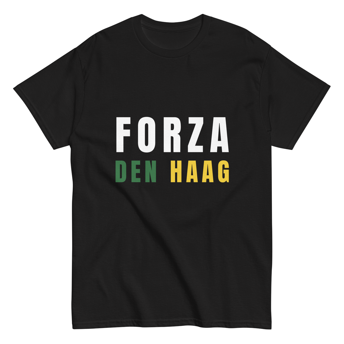 FORZA DEN HAAG T-SHIRT BLACK FRONT 2