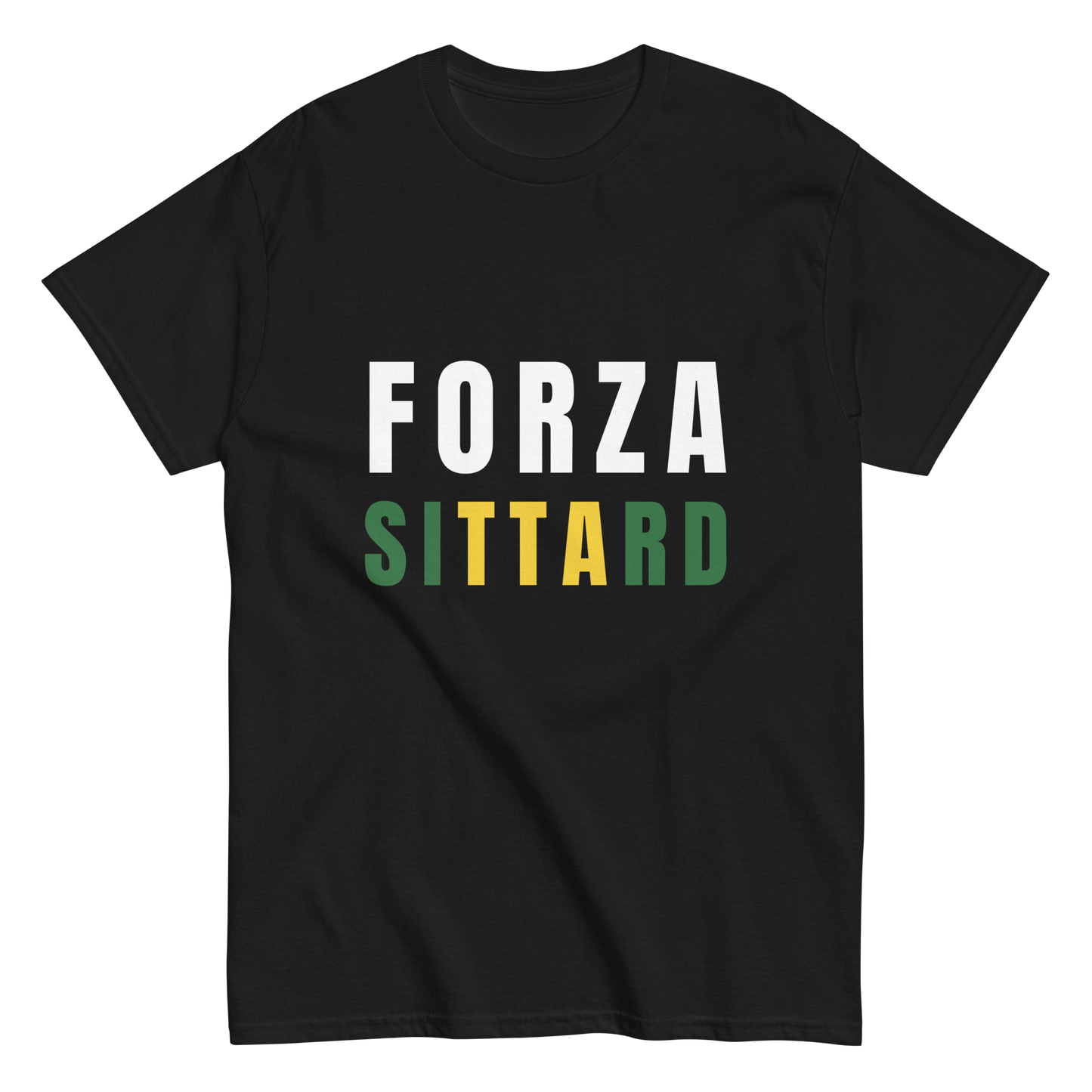 FORZA SITTARD T-SHIRT BLACK FRONT 1