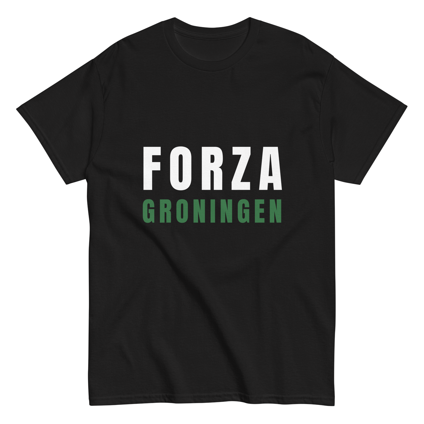 FORZA GRONINGEN T-SHIRT BLACK FRONT 2