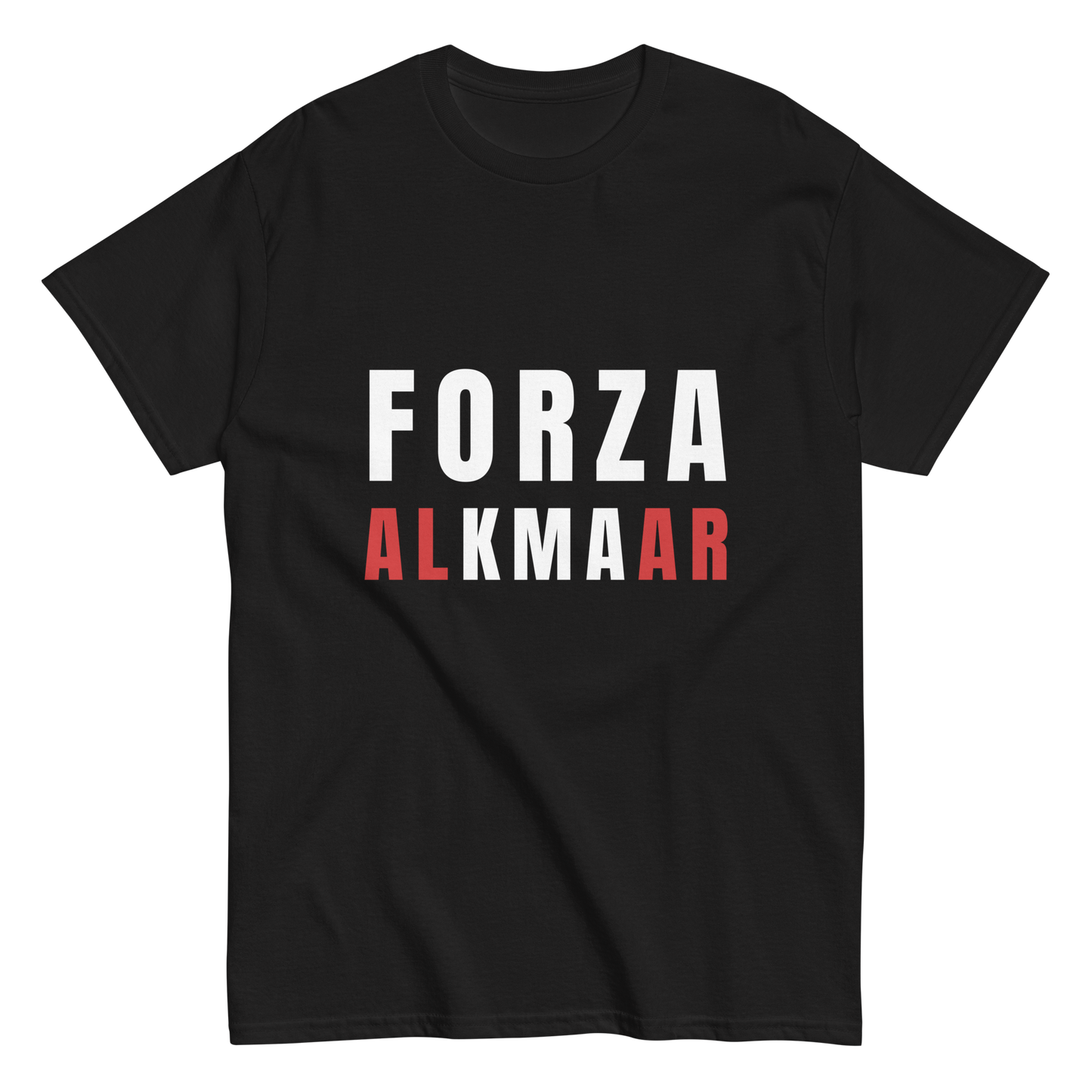 FORZA ALKMAAR T-SHIRT BLACK FRONT 2