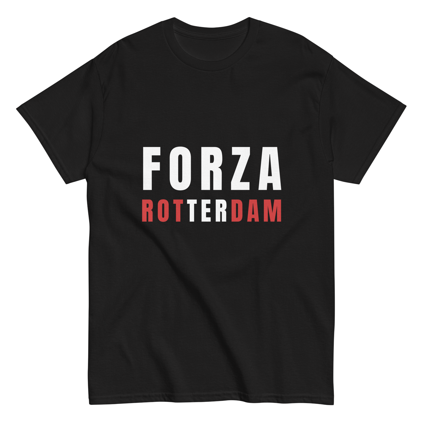 FORZA ROTTERDAM SPANGEN T-SHIRT BLACK FRONT 2