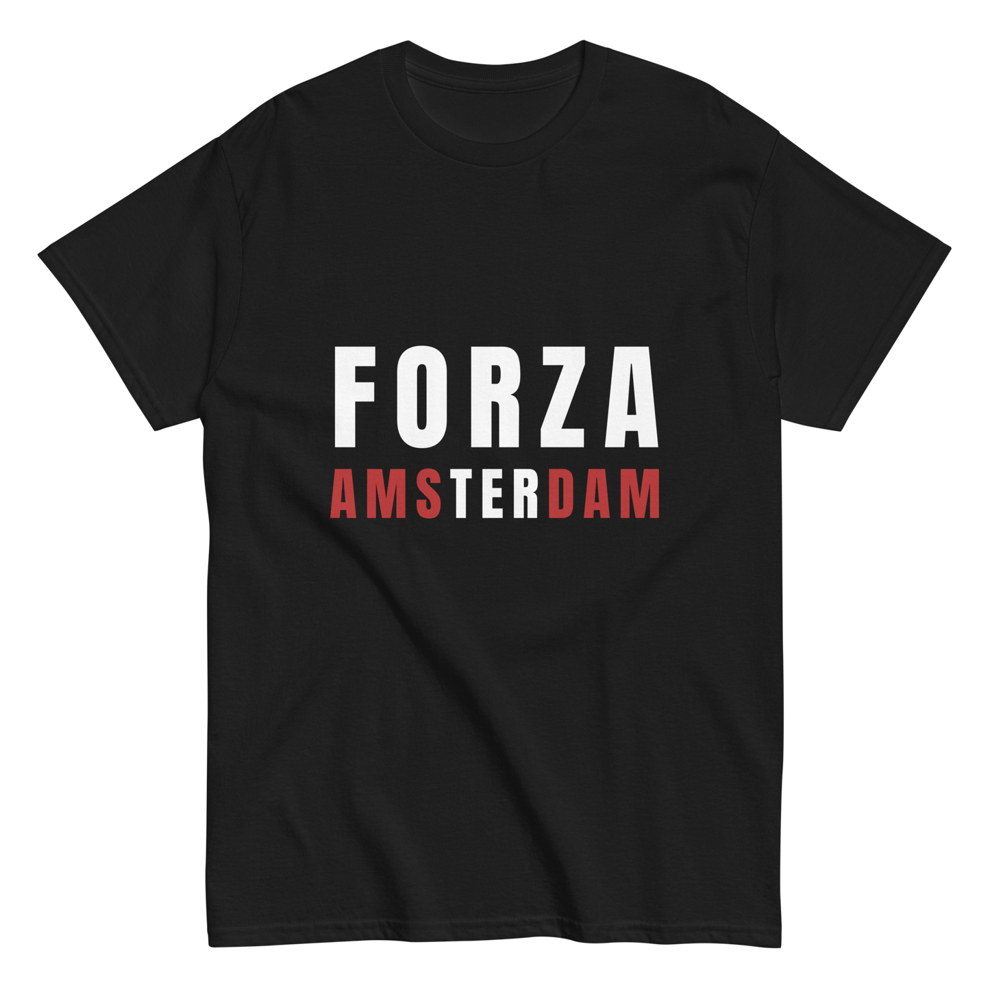 FORZA AMSTERDAM T-SHIRT BLACK FRONT 2