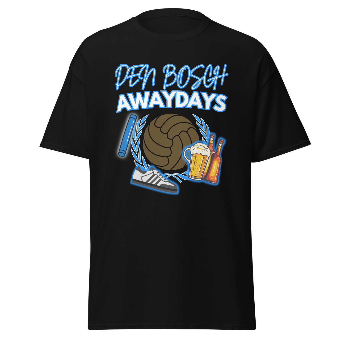 DEN BOSCH AWAYDAYS T-SHIRT BLACK FRONT 2