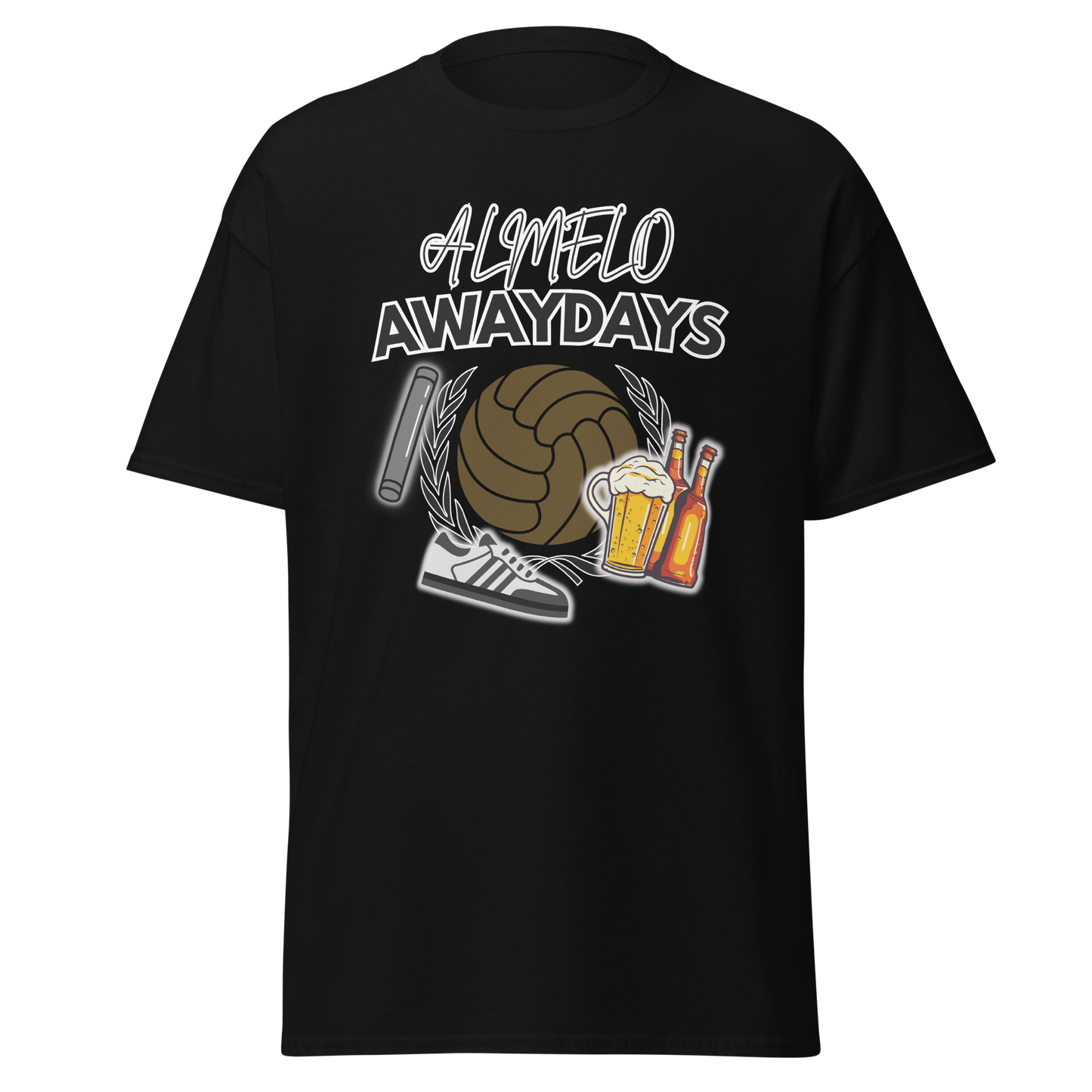 ALMELO AWAYDAYS T-SHIRT BLACK FRONT 2