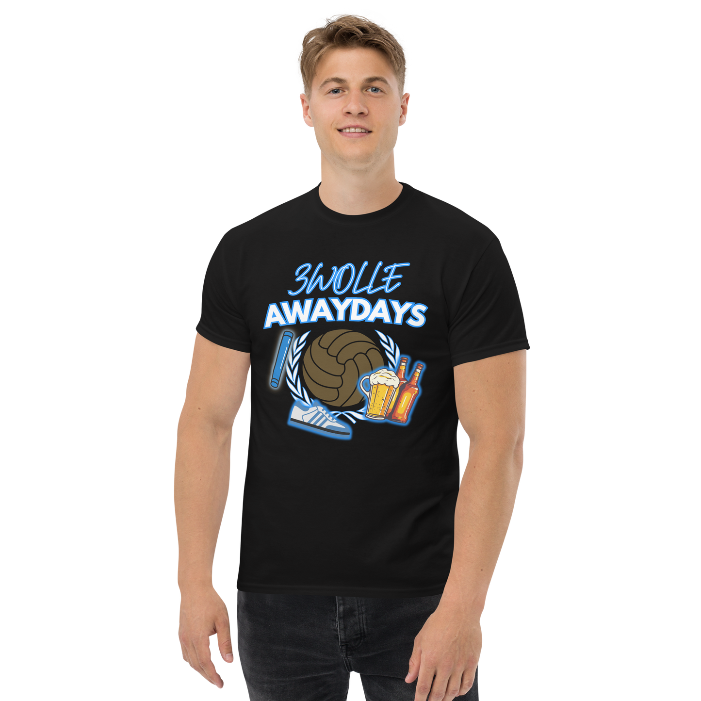 ZWOLLE AWAYDAYS T-SHIRT BLACK MAN 1