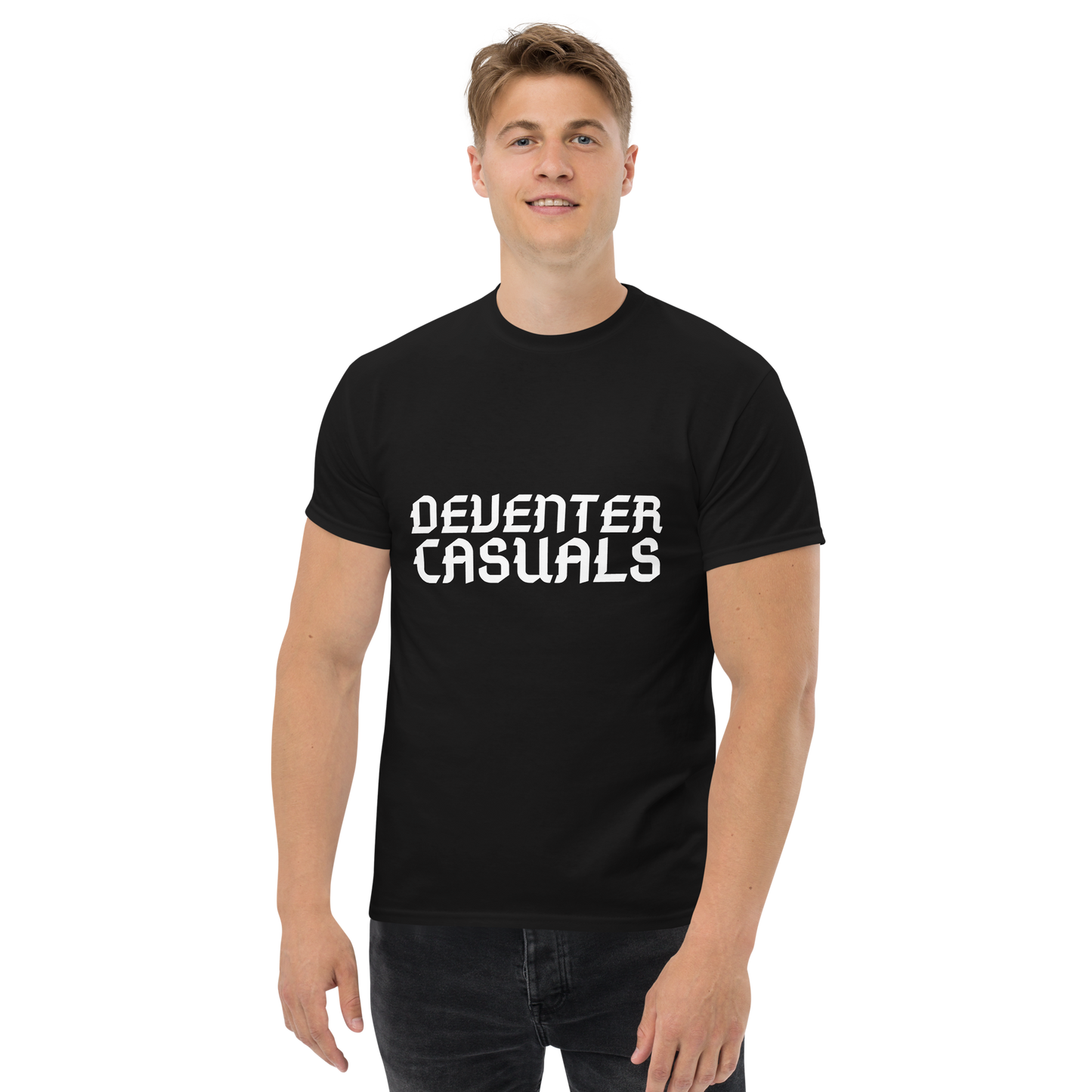 DEVENTER CASUALS T-SHIRT BLACK MAN 1