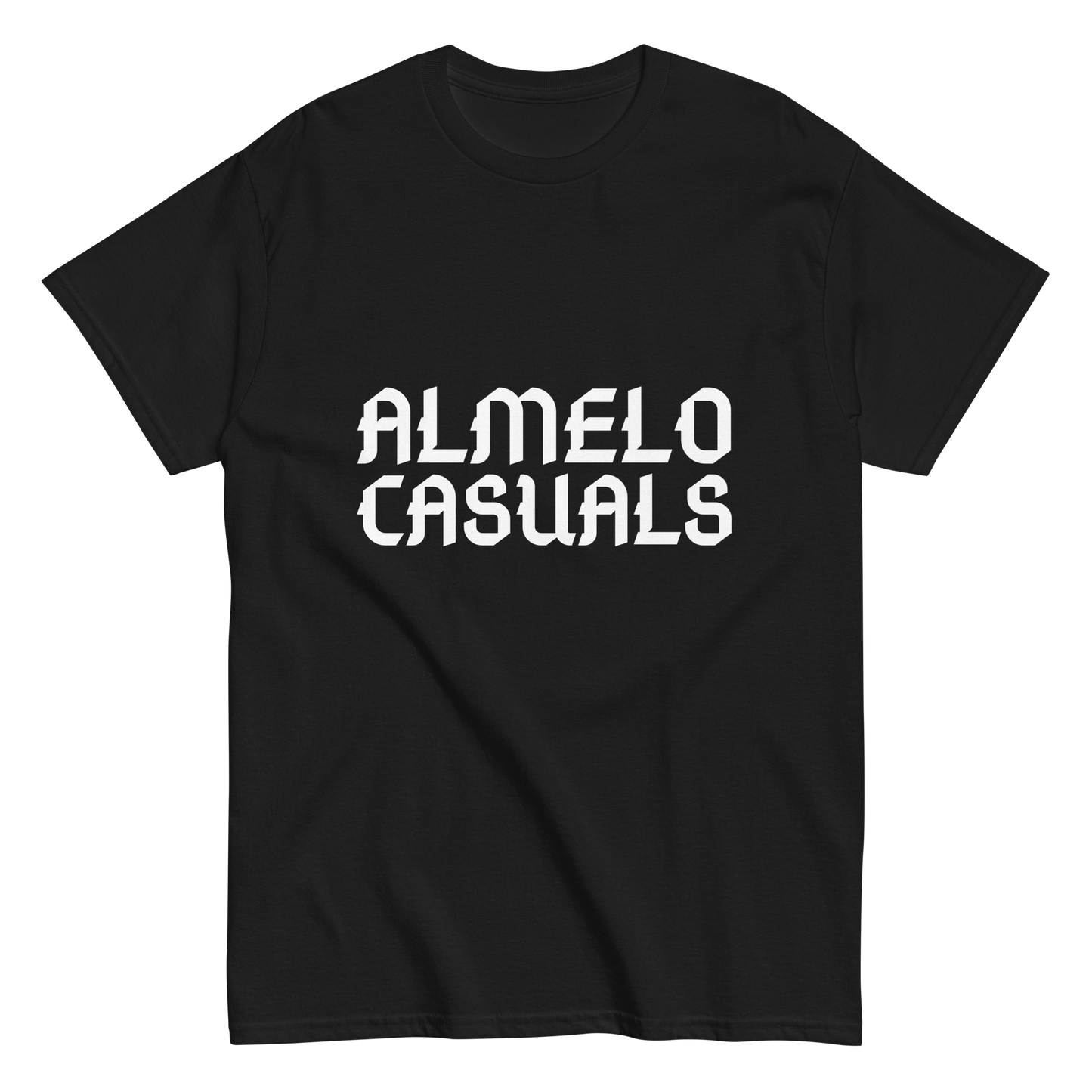 ALMELO CASUALS T-SHIRT BLACK FRONT