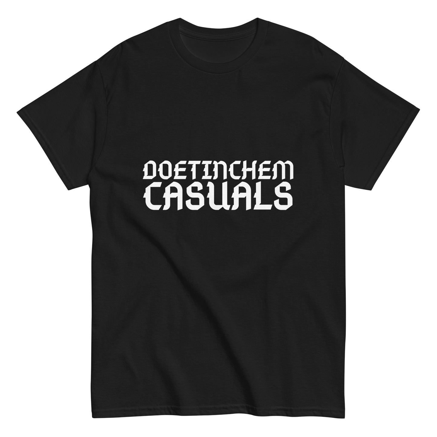 DOETINCHEM CASUALS T-SHIRT BLACK FRONT