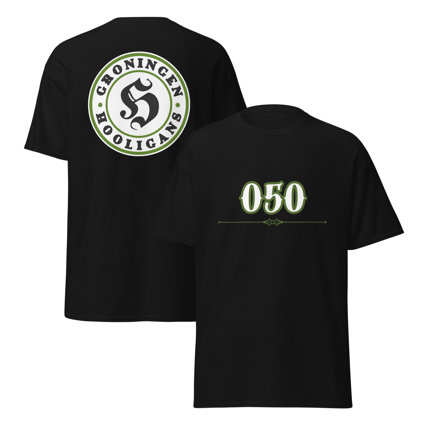 GRONINGEN HOOLIGANS T-SHIRT BLACK