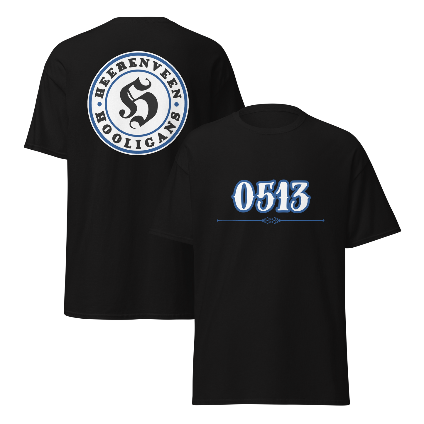 HEERENVEEN HOOLIGANS T-SHIRT BLACK