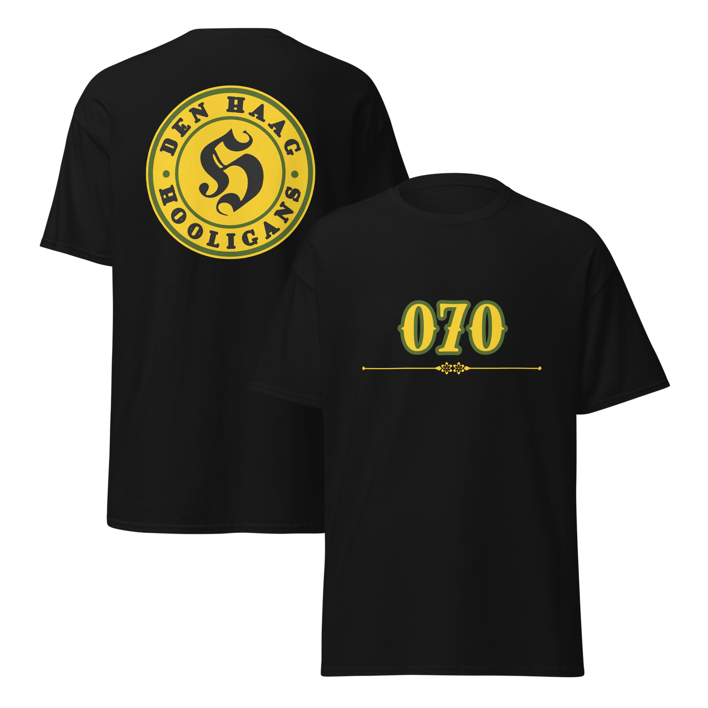DEN HAAG HOOLIGANS T-SHIRT BLACK