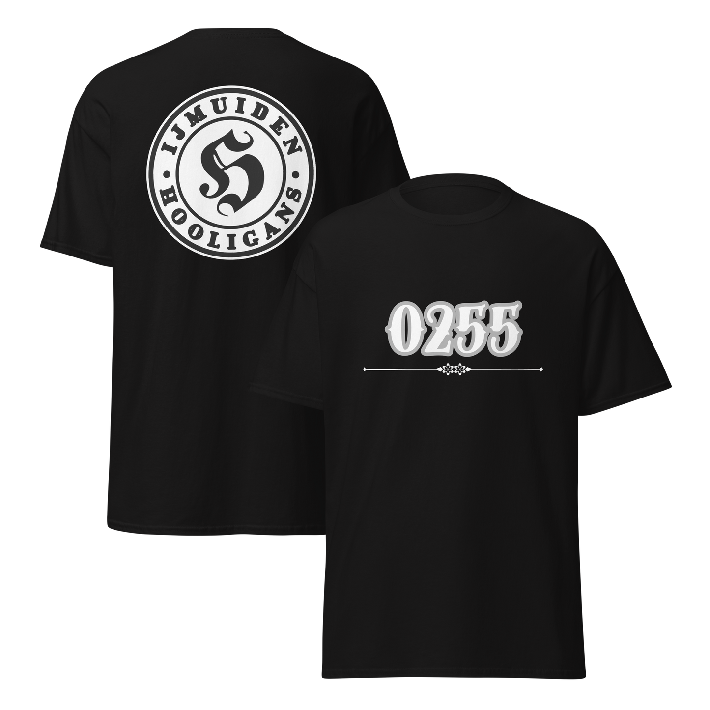 IJMUIDEN HOOLIGANS T-SHIRT BLACK