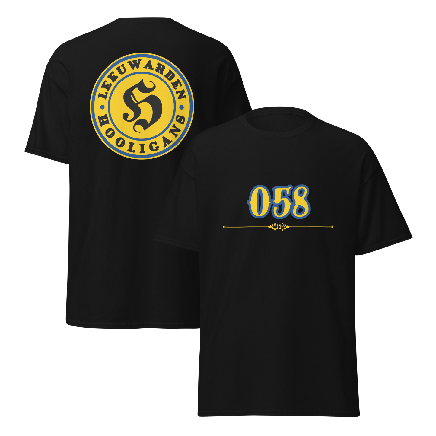 LEEUWARDEN HOOLIGANS T-SHIRT BLACK