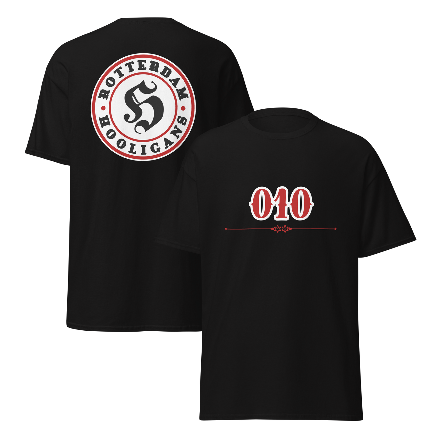 ROTTERDAM SPANGEN HOOLIGANS T-SHIRT BLACK