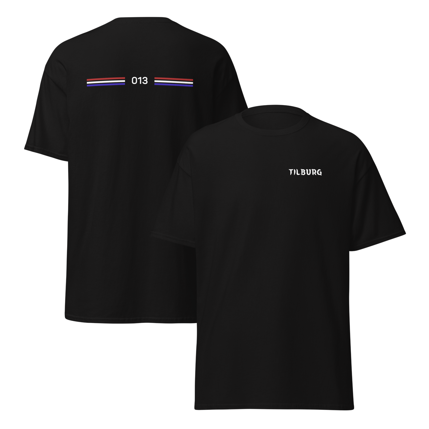 TILBURG LEGACY T-SHIRT BLACK FRONT & BACK