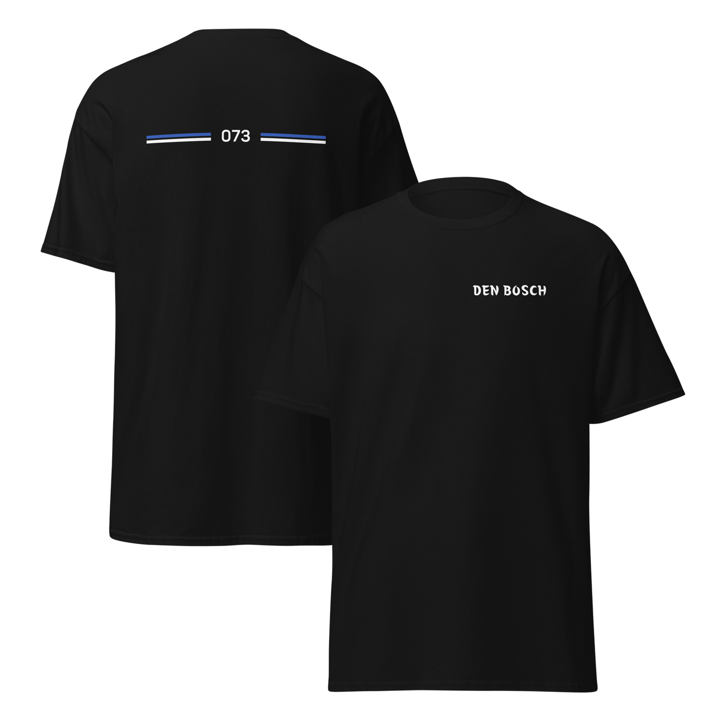 DEN BOSCH LEGACY T-SHIRT BLACK FRONT & BACK
