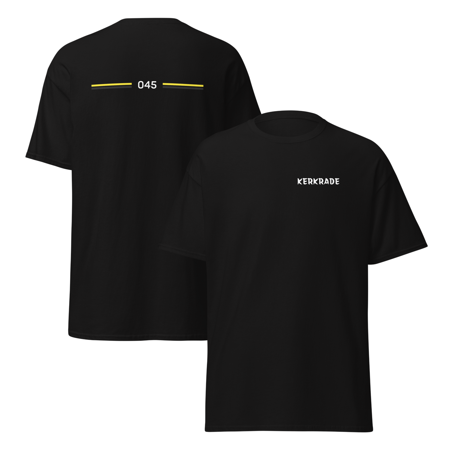 KERKRADE LEGACY T-SHIRT BLACK FRONT & BACK