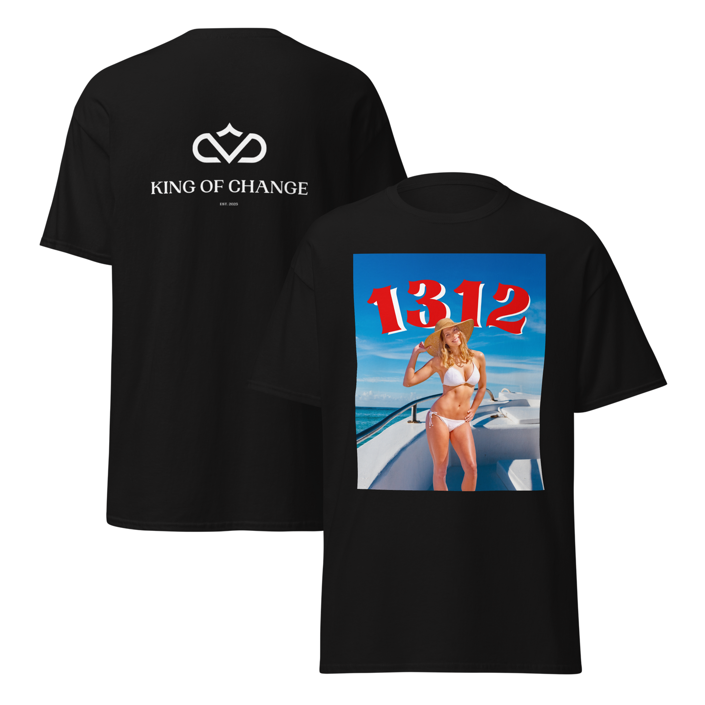KING OF CHANGE ORIGINAL 1312 T-SHIRT BLACK