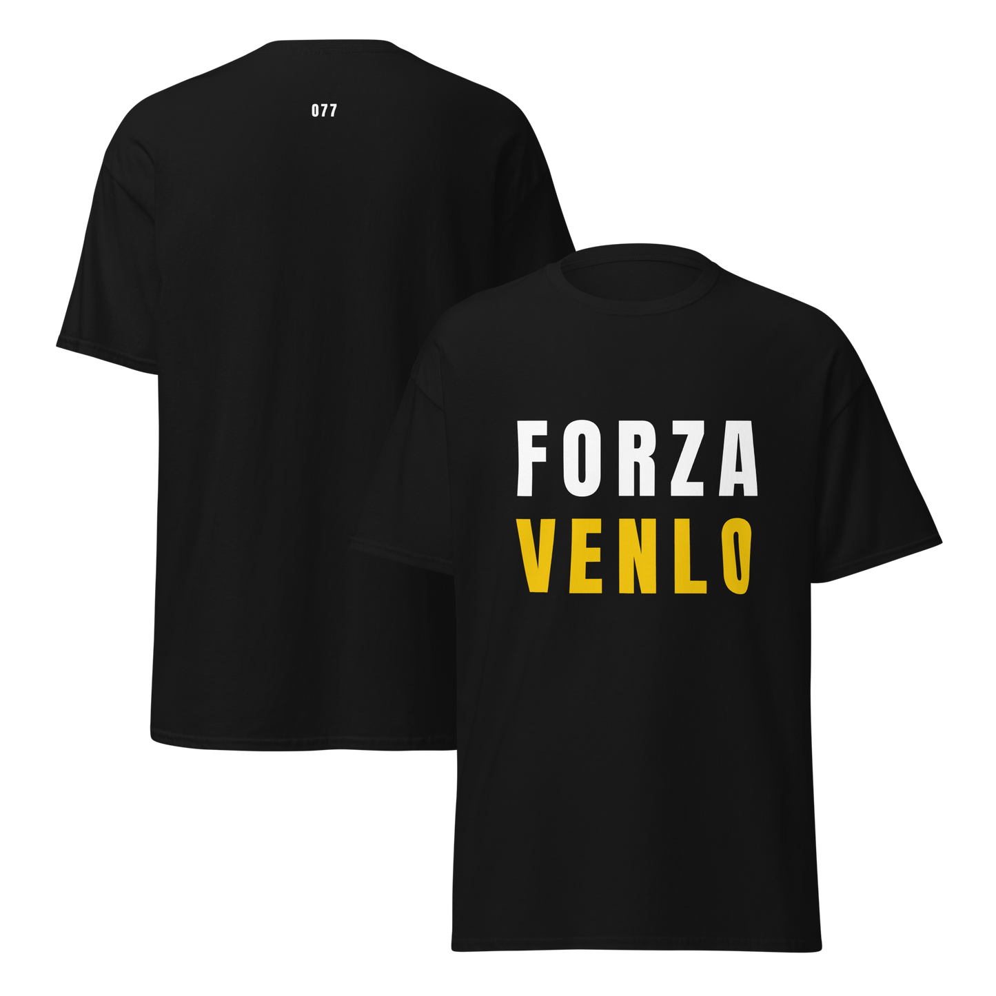 FORZA VENLO T-SHIRT BLACK FRONT & BACK