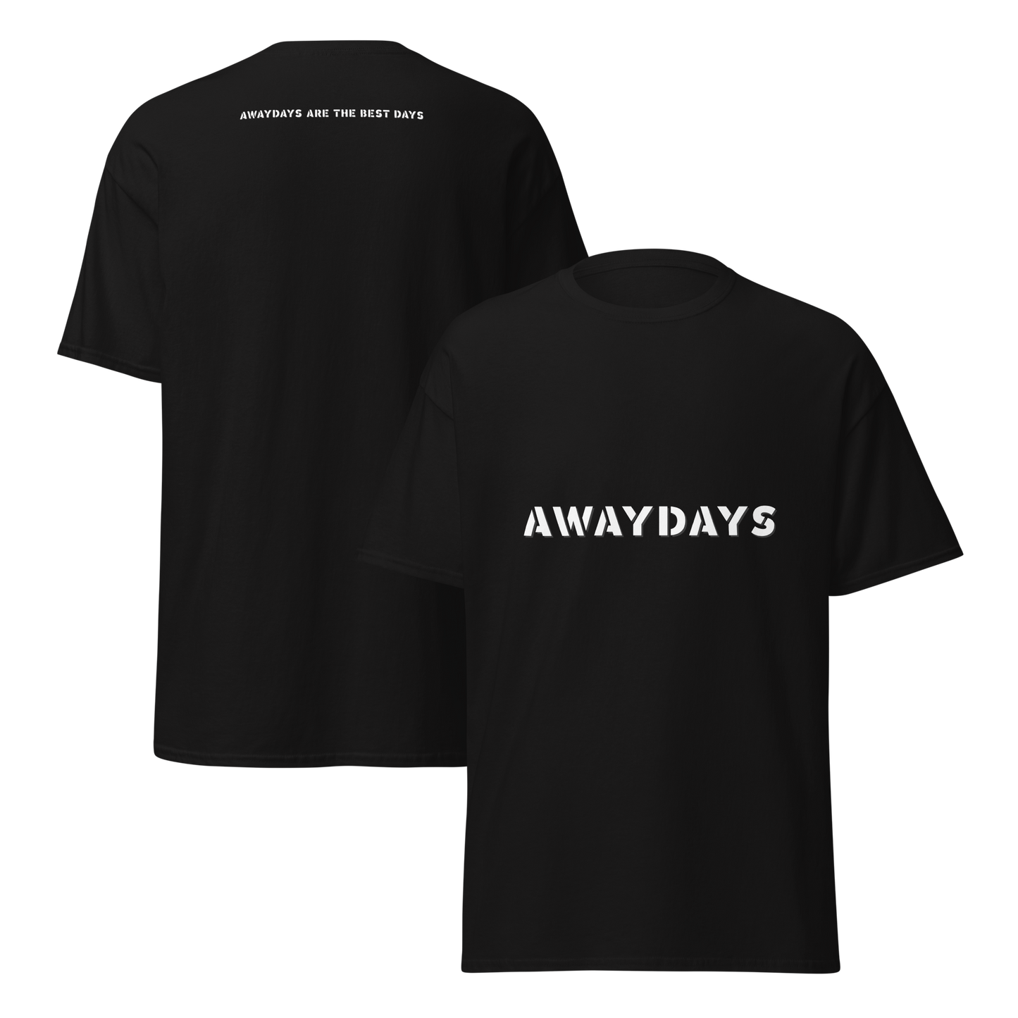 KING OF CHANGE ORIGINAL AWAYDAYS T-SHIRT BLACK FRONT & BACK