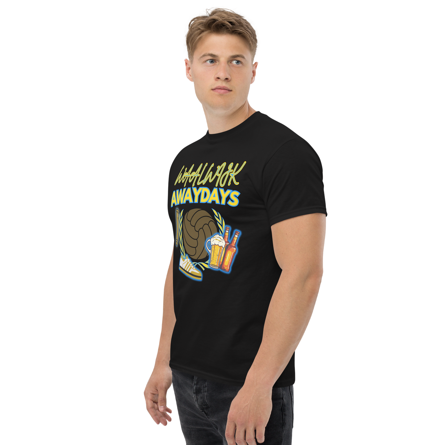 WAALWIJK AWAYDAYS T-SHIRT BLACK MAN 3