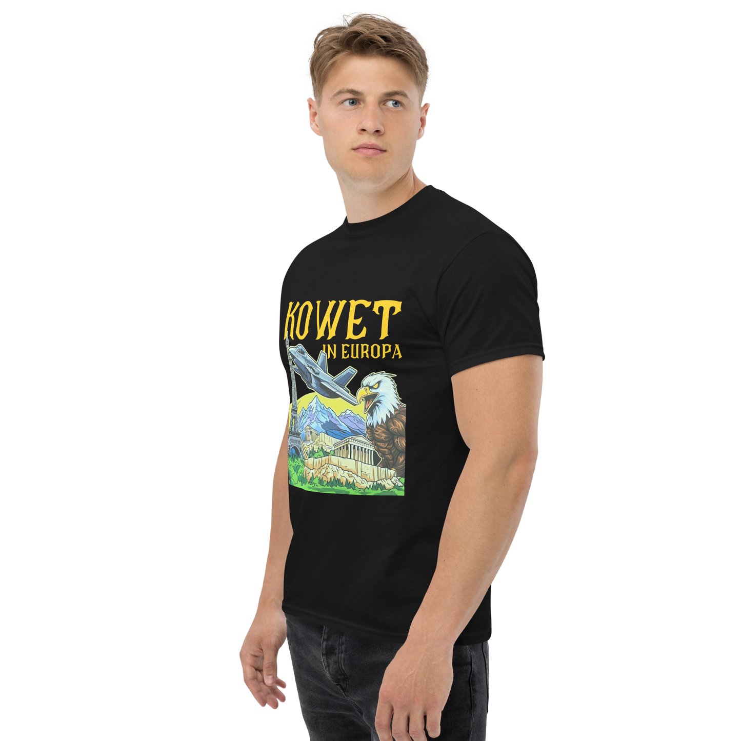 KOWET IN EUROPA T-SHIRT BLACK MAN 3