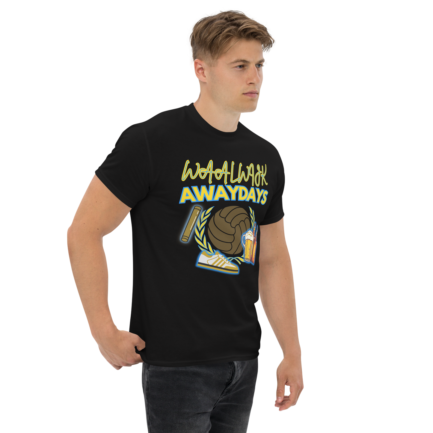WAALWIJK AWAYDAYS T-SHIRT BLACK MAN 4