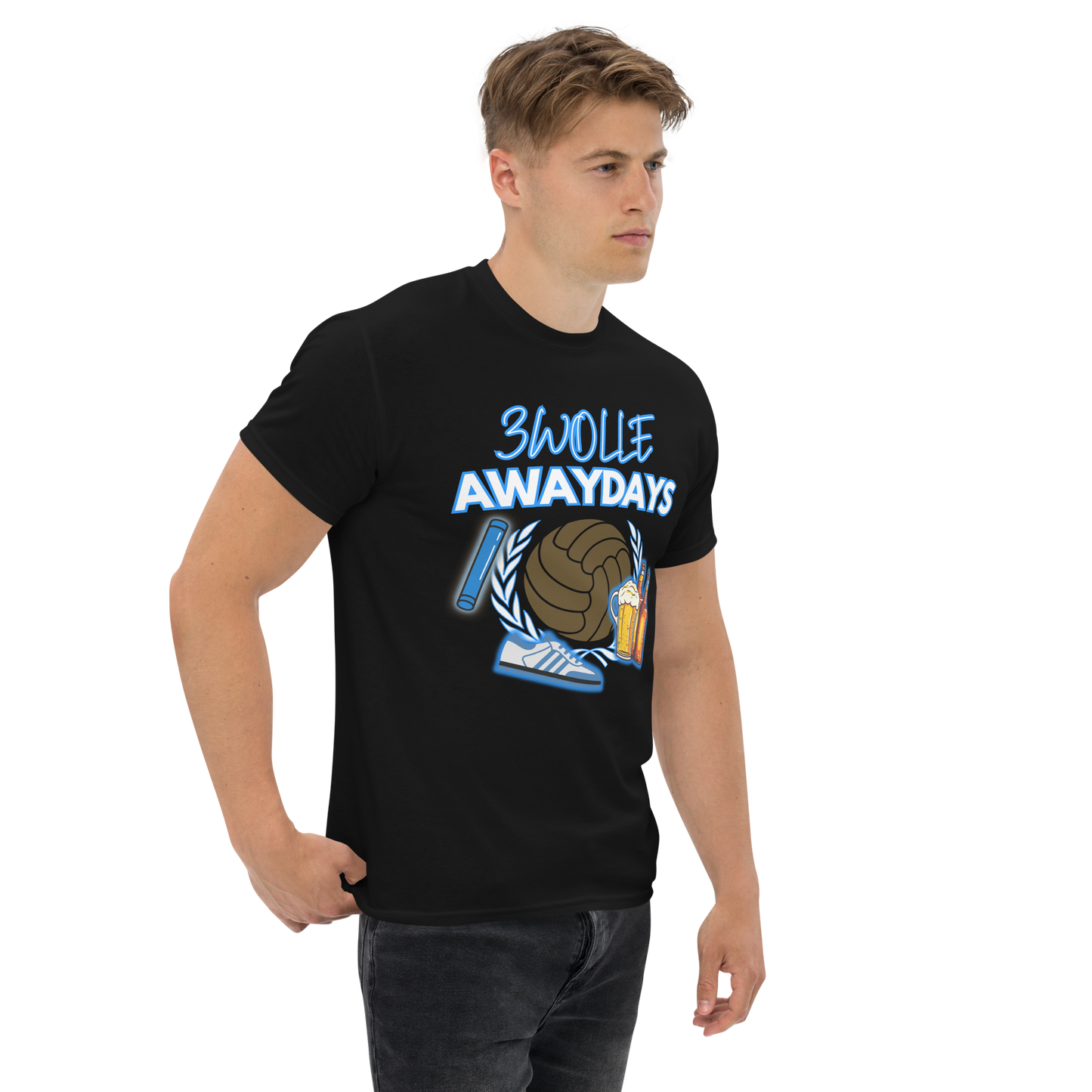 ZWOLLE AWAYDAYS T-SHIRT BLACK MAN 4