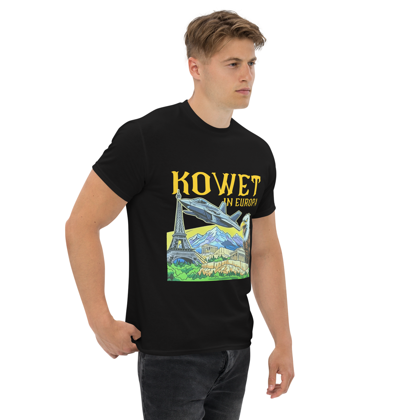 KOWET IN EUROPA T-SHIRT BLACK MAN 4