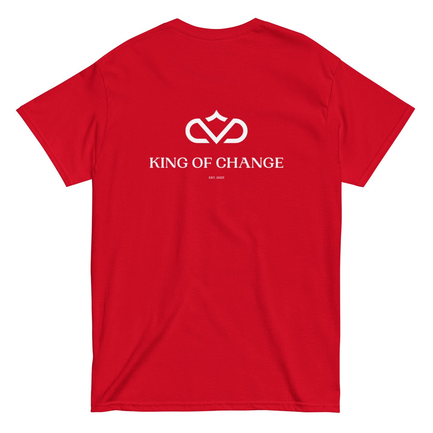 KING OF CHANGE ORIGINAL T-SHIRT RED BACK 2