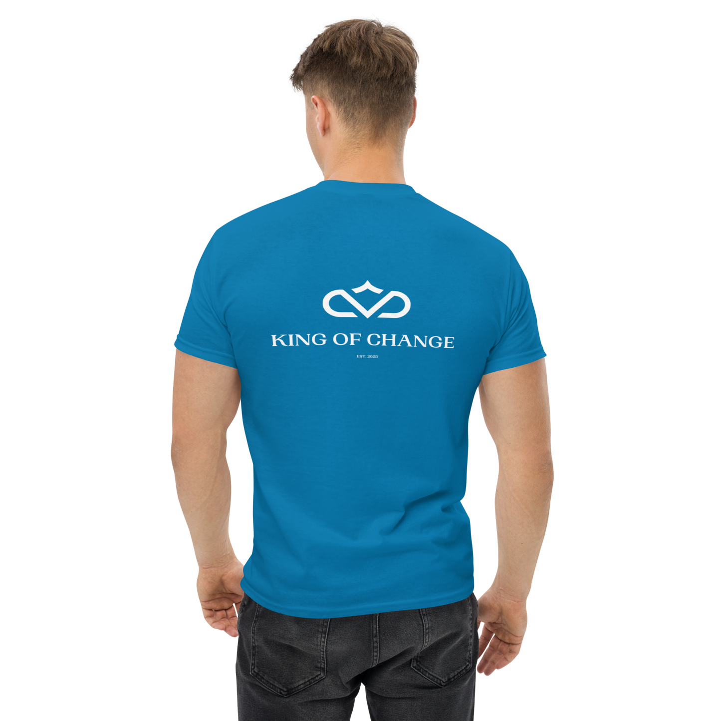 KING OF CHANGE ORIGINAL T-SHIRT SAPPHIRE BLUE MAN 2