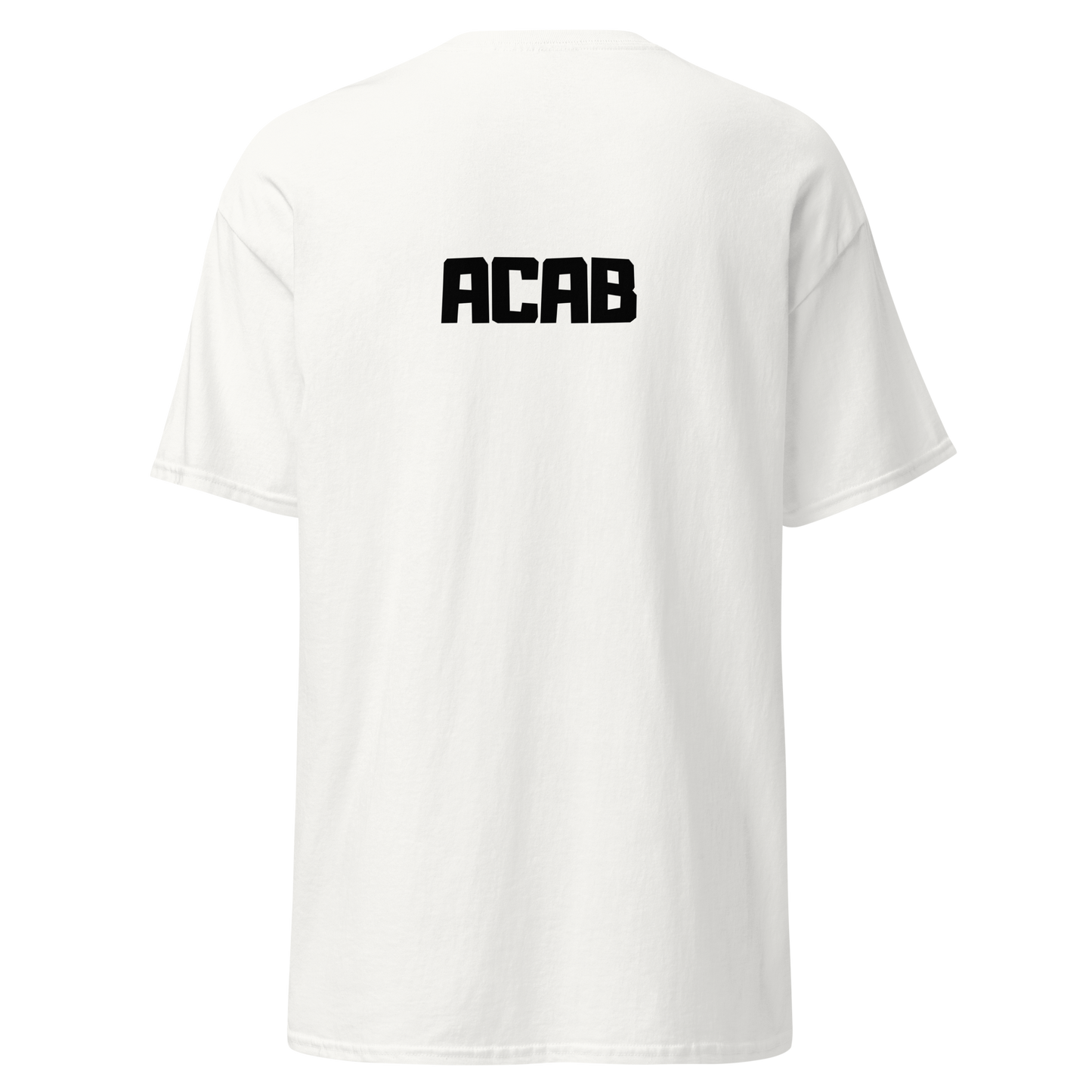 KING OF CHANGE ORIGINAL ACAB T-SHIRT WHITE BACK 2