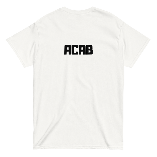 KING OF CHANGE ORIGINAL ACAB T-SHIRT WHITE BACK 1