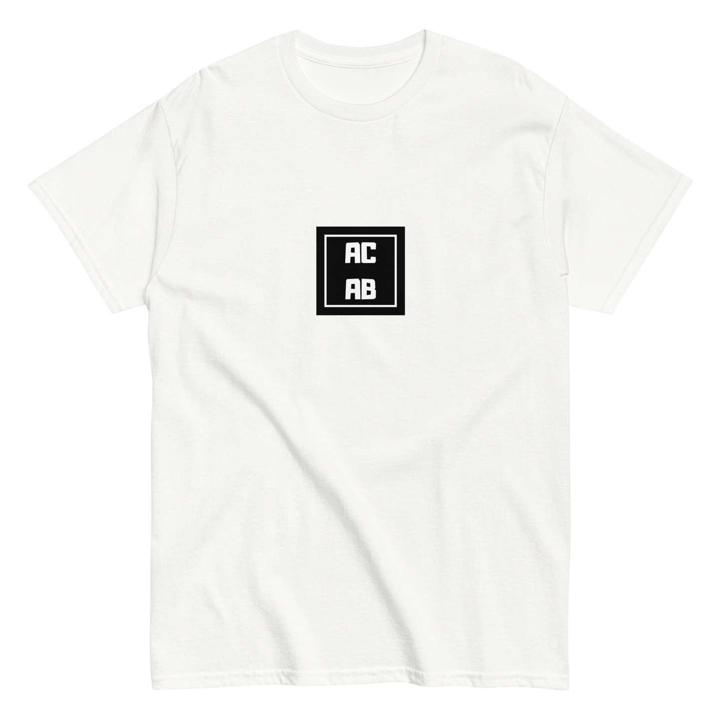 KING OF CHANGE ORIGINAL ACAB T-SHIRT WHITE FRONT 1