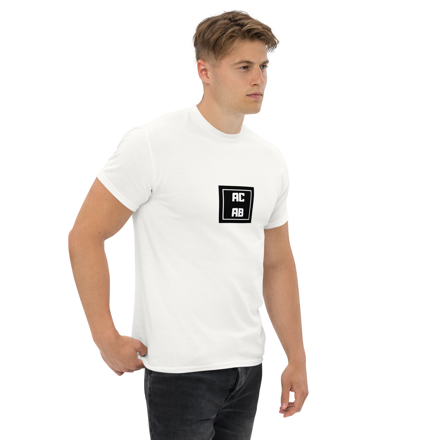 KING OF CHANGE ORIGINAL ACAB T-SHIRT WHITE MAN 4