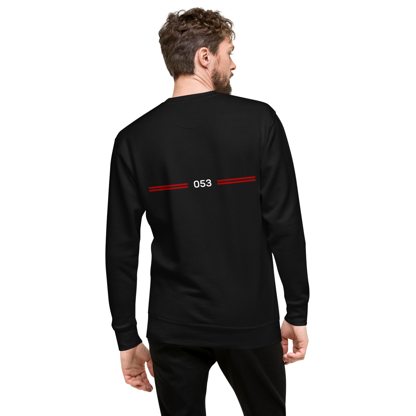 ENSCHEDE LEGACY SWEATER BLACK MOCK UP MAN 2