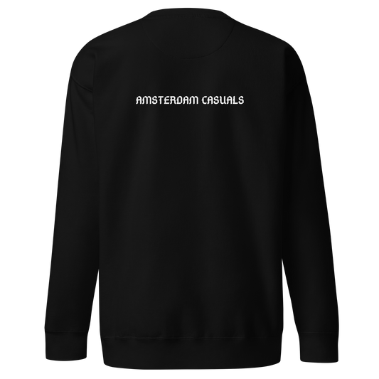 AMSTERDAM CASUALS SWEATER BLACK BACK