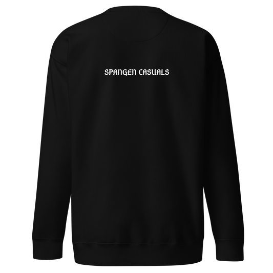 SPANGEN CASUALS SWEATER BLACK BACK