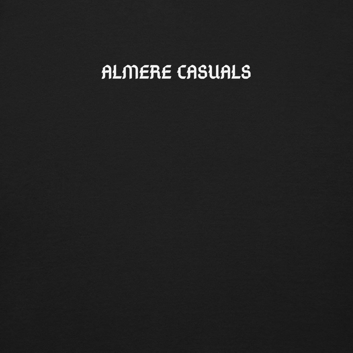ALMERE CASUALS SWEATER BLACK CLOSE UP 1